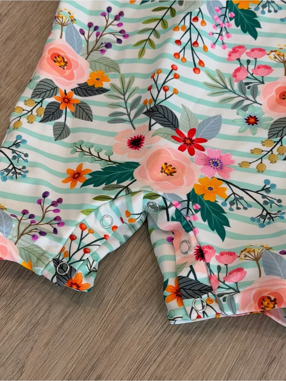 Up and Fast Floral Long-Sleeve Rash Guard Swimsuit